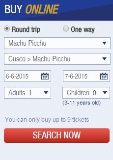 Peru Rail screen clipping