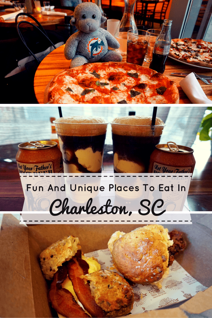 Searching for fun places to eat in Charleston, South Carolina? We highlight four unique and delicious restaurants.