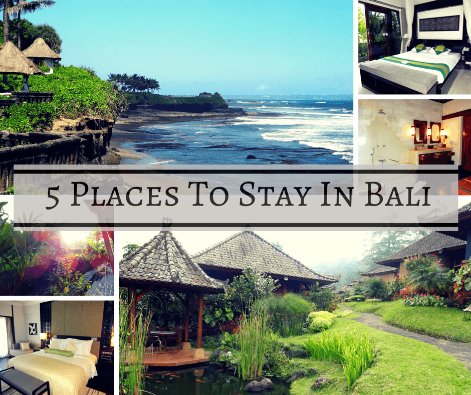 5 Places To Stay In Bali