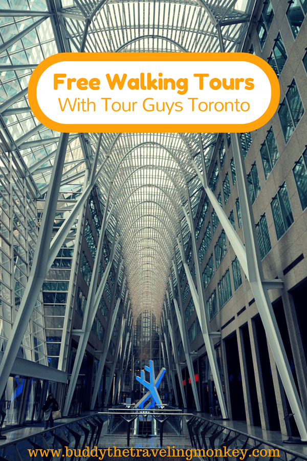 Tour Guys offers free Toronto walking tours that are fun, informative, and focus on architecture, current events, and Toronto's underground city.