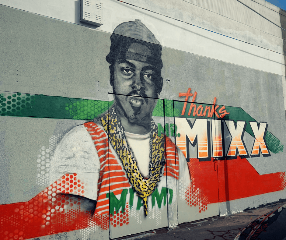 Mr mixx of 2 live crew Mural in Wynwood
