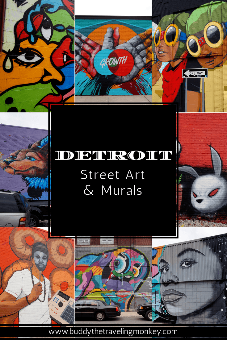 Detroit's street art scene is on the rise & one of the best places to view pieces done by local & international muralists is Eastern Market.