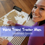 World Travel Tracker Map By Landmass Goods