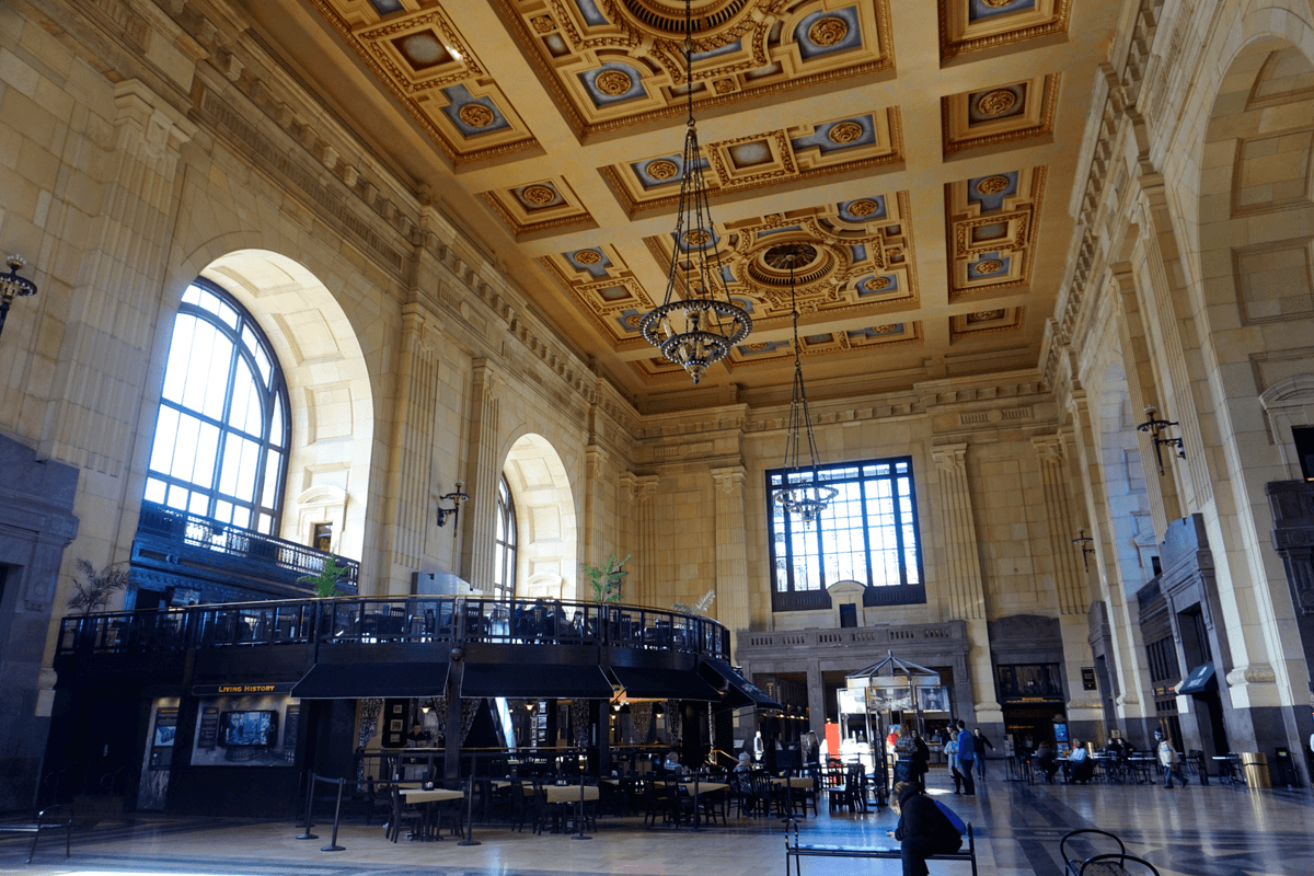 The gorgeous interior of the Kansas City Union Station
