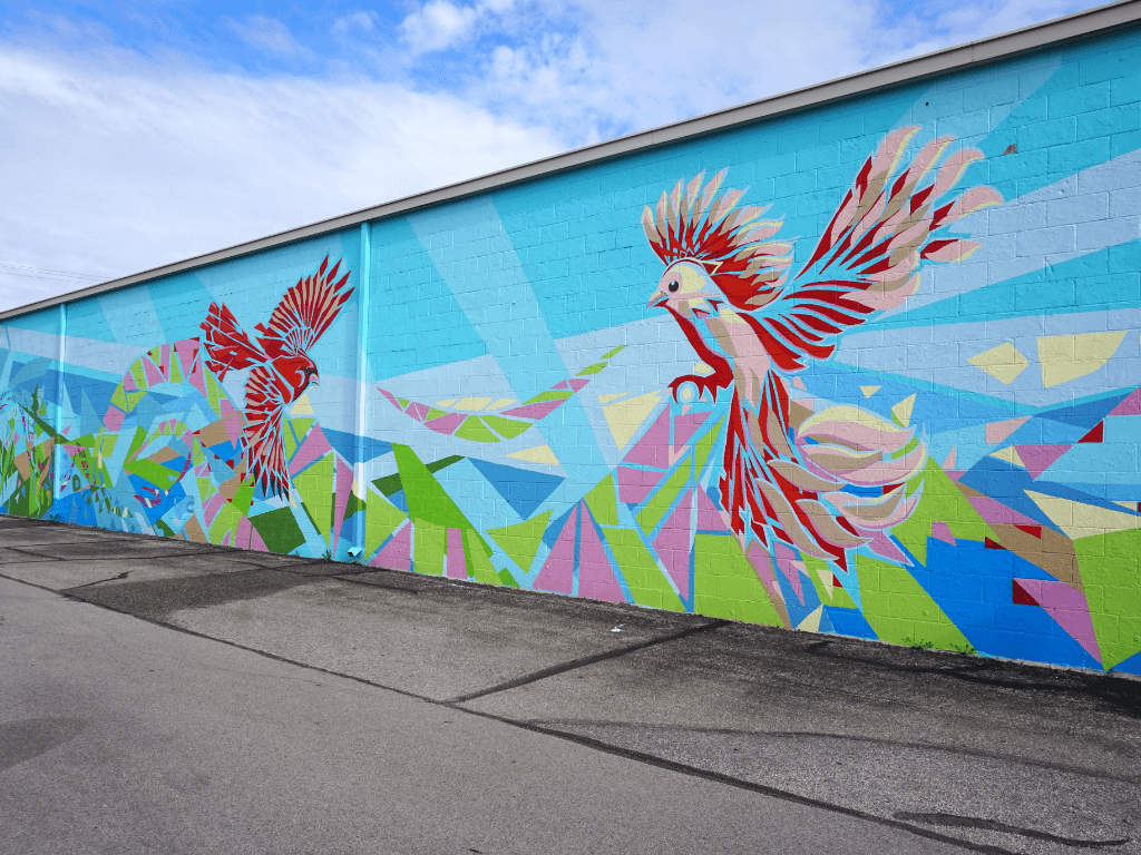 One of our favorite murals in Fort Wayne, Indiana