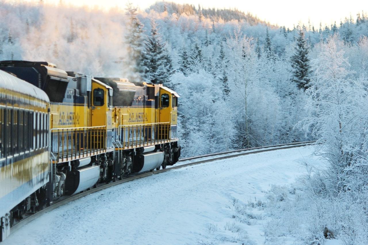 Aurora Winter Train in Alaska is one of the underrated winter destinations in the US