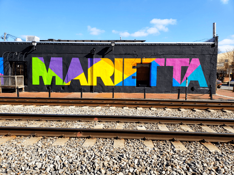Colorful Marietta Mural