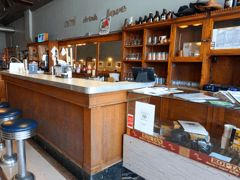 Visiting the Northside Cafe is one of the top things to do in Winterset Iowa
