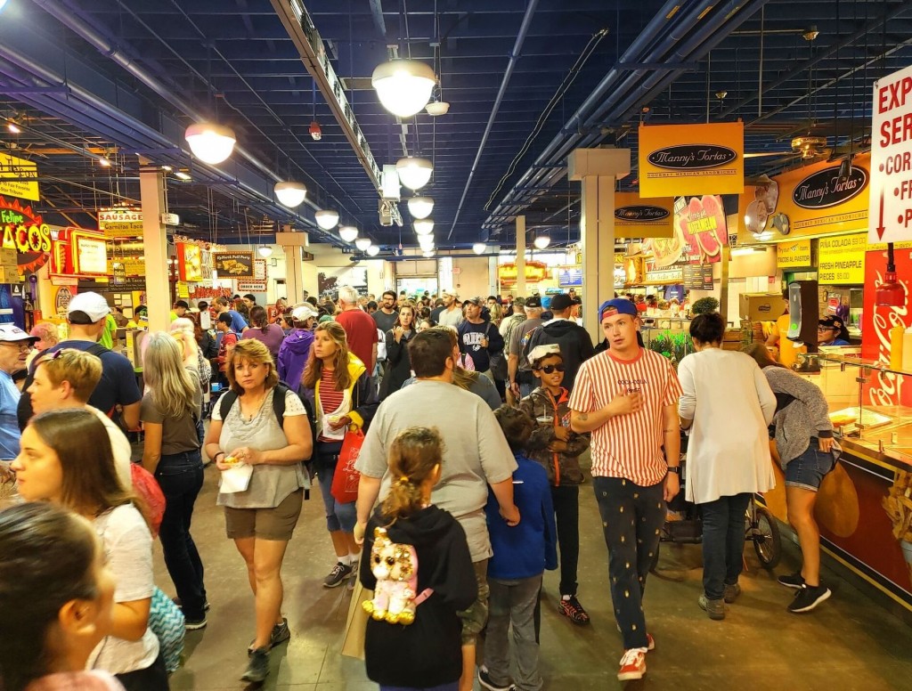 Inside the Food Building at the Minnesota State Fair