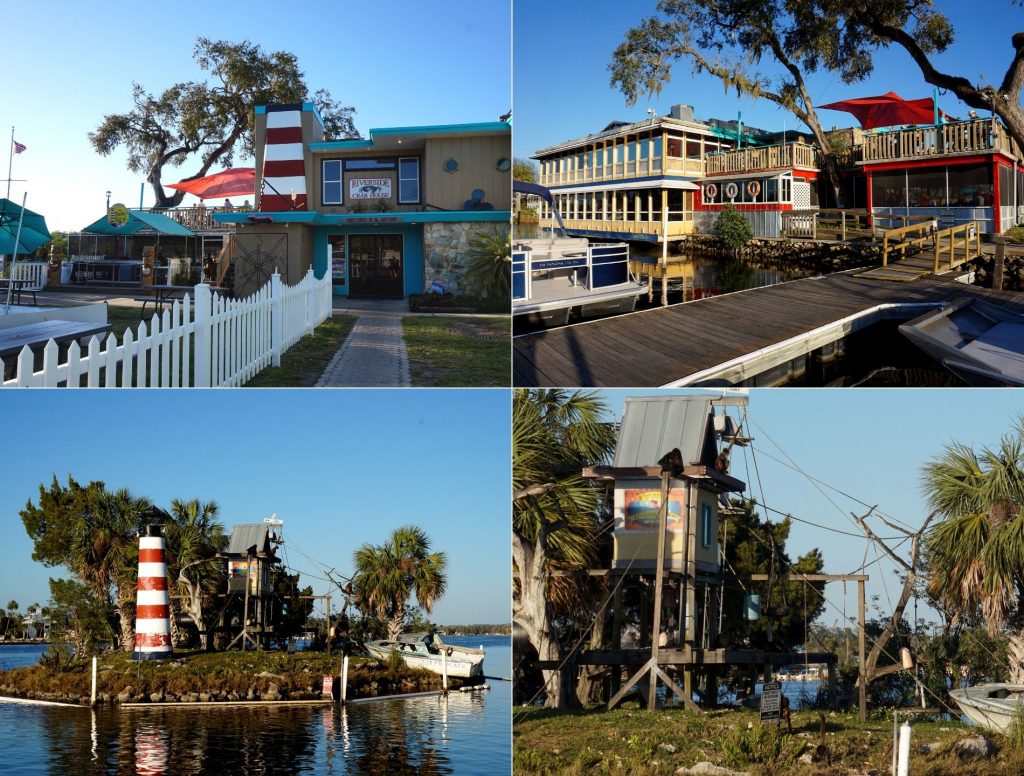 Riverside Crab House and Monkey Bar is a suggestion of where to eat in crystal river