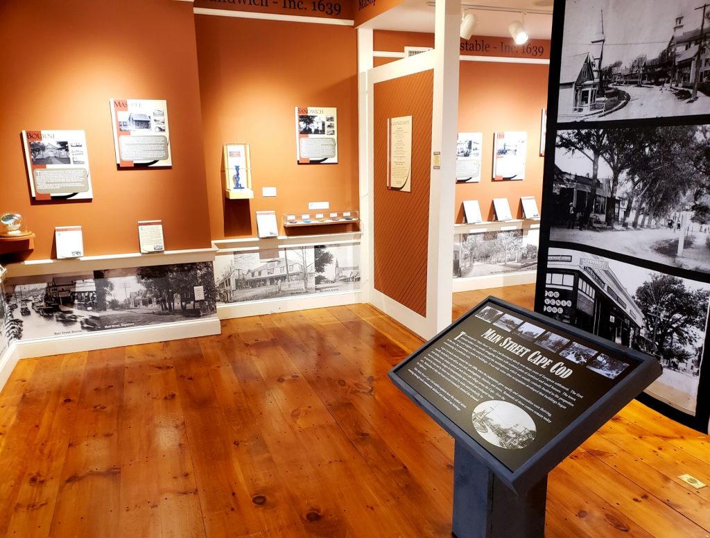 Historic main streets exhibit at the Atwood Museum