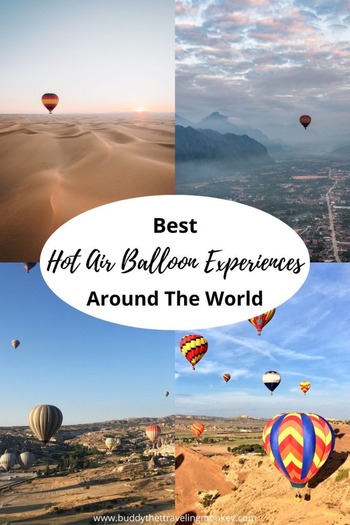 These are the best hot air balloon experiences around the world! The views you'll see from these recommended tours will leave you breathless!