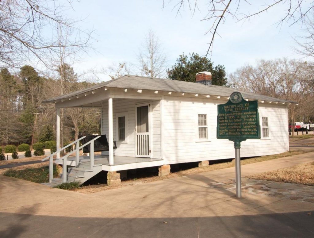 Elvis Presley's Birthplace in the Mississippi Hills