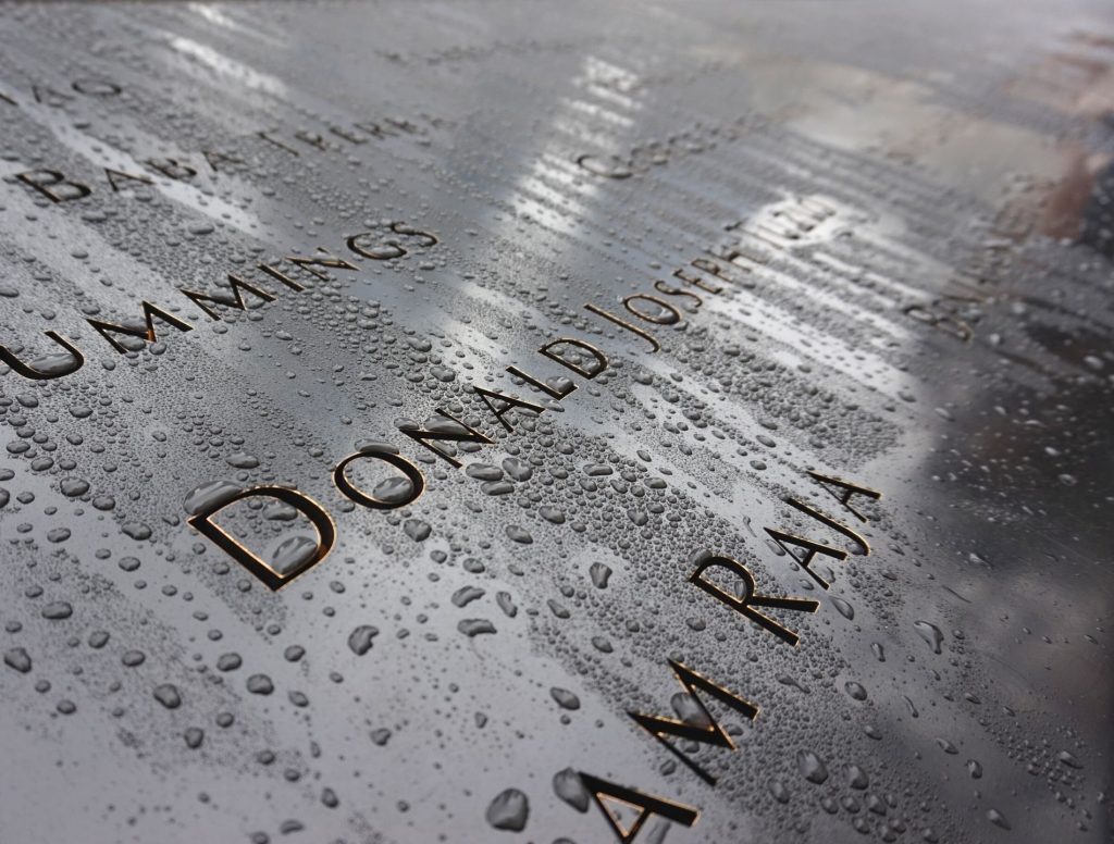 visiting the September 11 Memorial