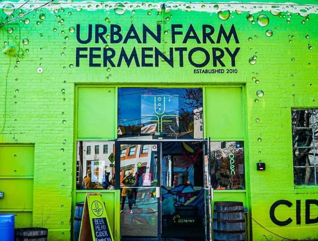Urban Farm Fermentory & Gruit Brewing Company is one of the best New England breweries