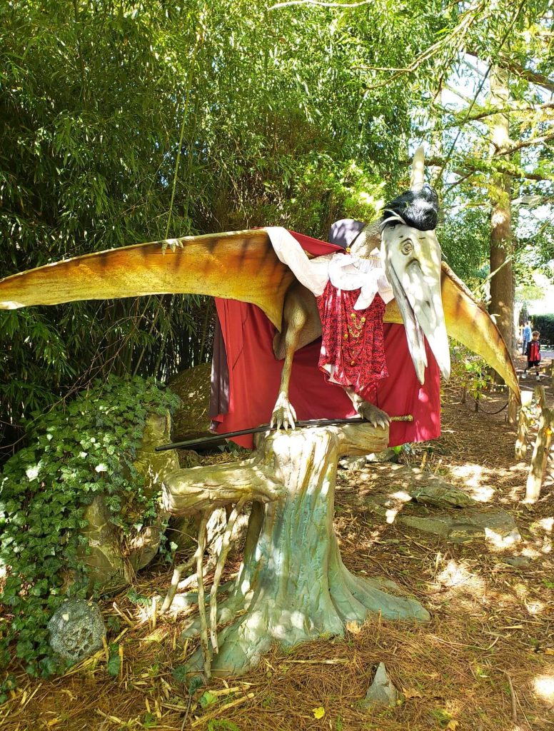 pterodactyl dressed in a Halloween costume