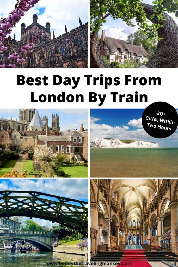 Best day trips from London by train! We list cities you can visit within two hours that offer cultural, dining, and shopping experiences.