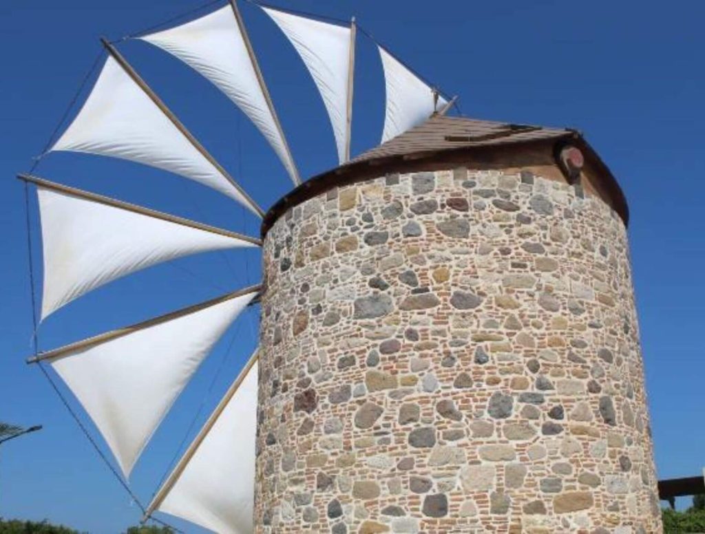 Windmill Of Antimachia On Kos
